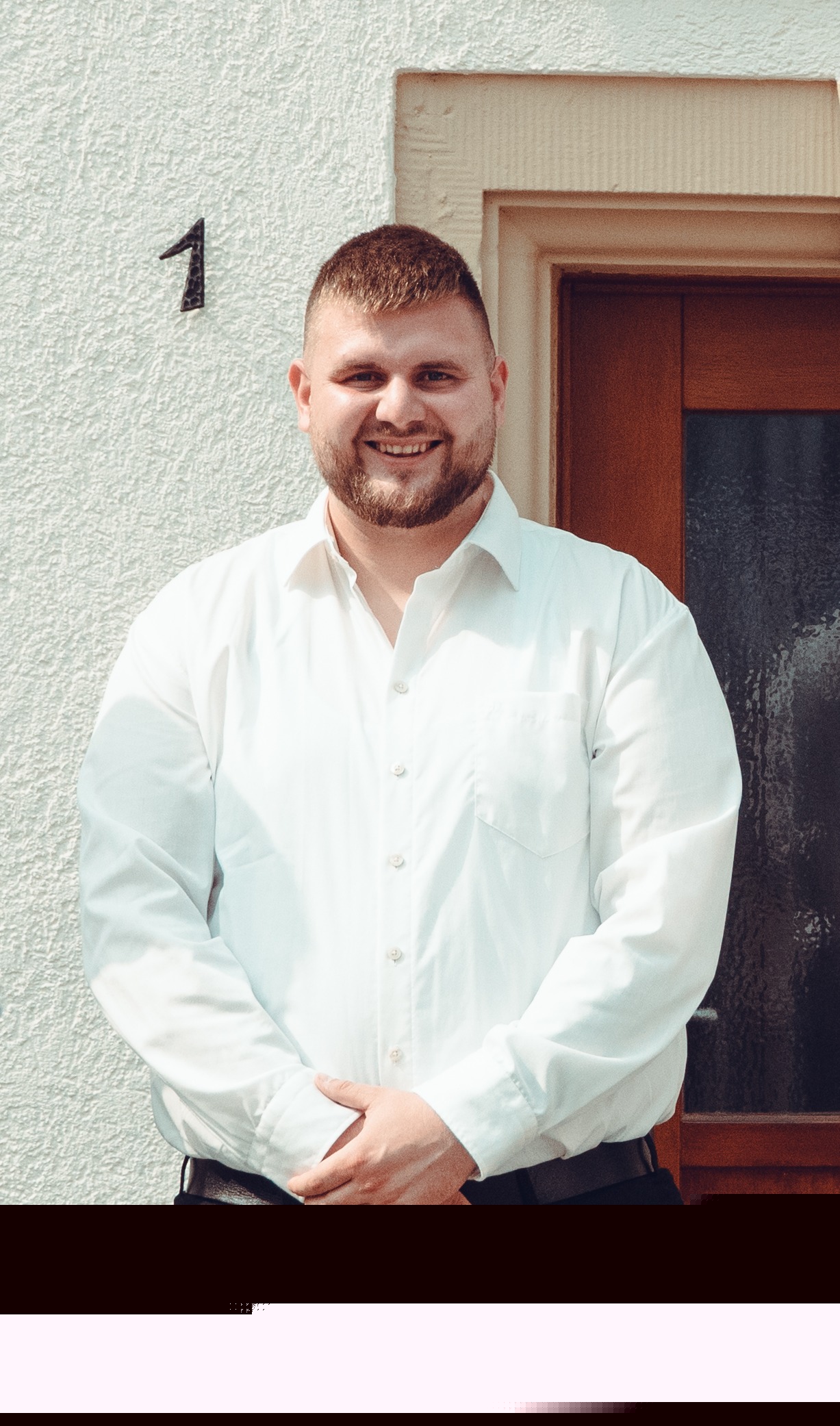 Team member reviewing project plans